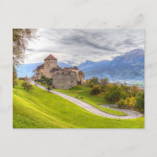 Vaduz Castle Liechtenstein Postcard