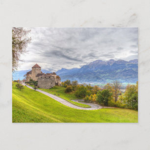Vaduz Liechtenstein Castle Postcard