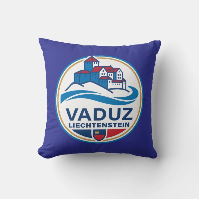 Vaduz Liechtenstein Europe Cushion (Front)