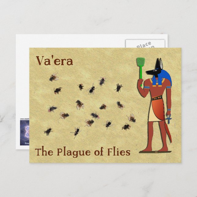 Va'era - The Plague Of Flies Postcard (Front/Back)