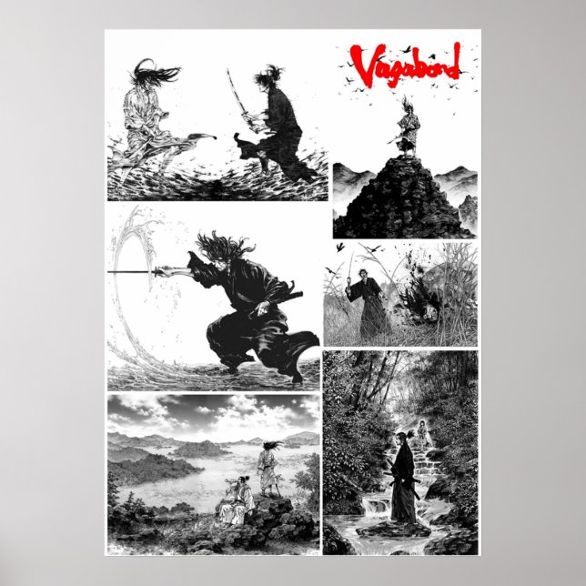 Vagabond Manga Poster (Front)