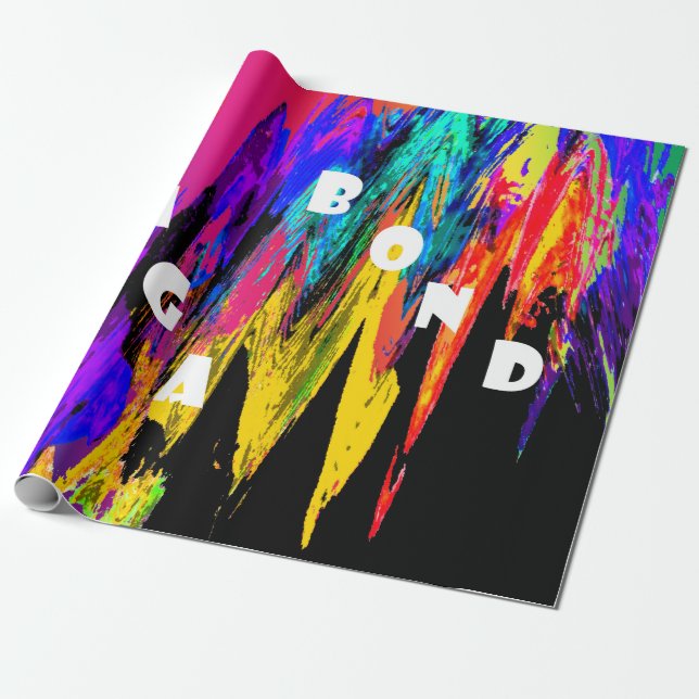 Vagabond Wrapping Paper (Unrolled)