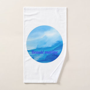Vague Marine Beauty Bath Towel Set