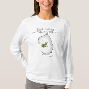 Vaguely Competent Hippo by Sandra Boynton T-Shirt