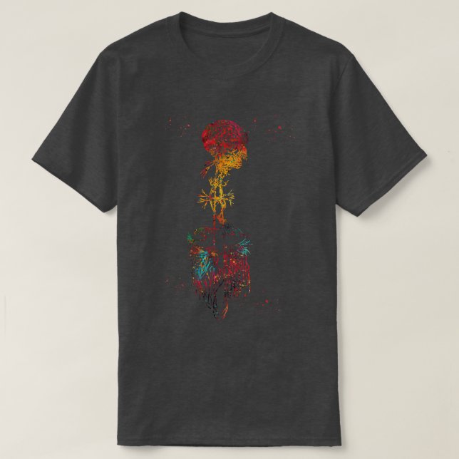 Vagus Nerve Art 1 T-Shirt (Design Front)