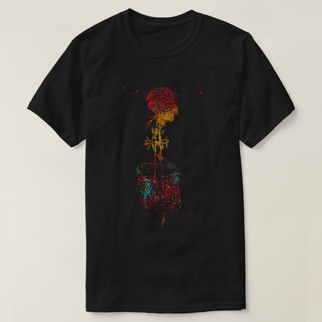 Vagus Nerve Art 1 T-Shirt (Design Front)