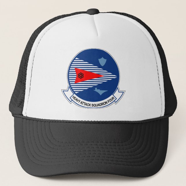 VAH - 4  Heavy Attack Squadron -  Four Runner Trucker Hat (Front)