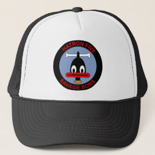 VAH-5 Heavy Attack Squadron HATRON Savage Sons Trucker Hat