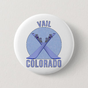 Vail, Colorado 6 Cm Round Badge