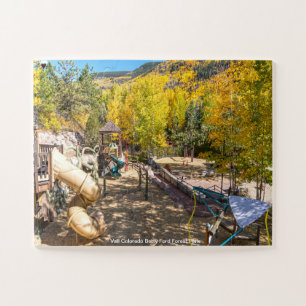 Vail Colorado Betty Ford Forest Park Jigsaw Puzzle