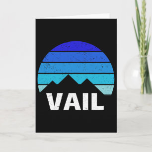 Vail, Colorado Bluebird Day Card
