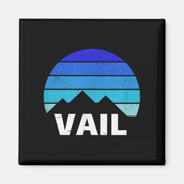 Vail, Colorado Bluebird Day  Magnet (Front)