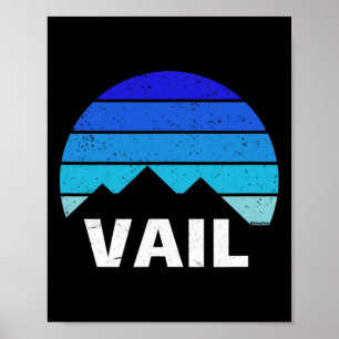 Vail, Colorado Bluebird Day Poster