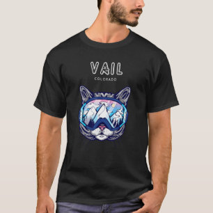 Vail Colorado Cat Ski Googles T-Shirt