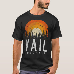 Vail Colorado CO Retro Style Vintage 70s 80s 90s T-Shirt