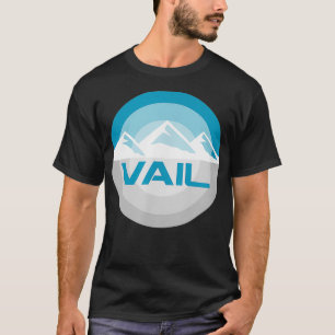 Vail Colorado Graphic Vintage Snowboarding Skiing T-Shirt