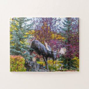 Vail Colorado  Moose Statue Jigsaw Puzzle