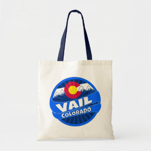 Vail Colorado mountain burst tote bag