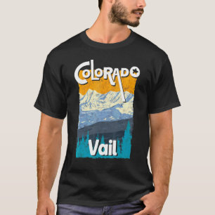 Vail Colorado Mountain State Rocky Mountains Skiin T-Shirt