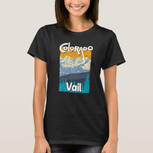 Vail Colorado Mountain State Rocky Mountains Skiin T-Shirt