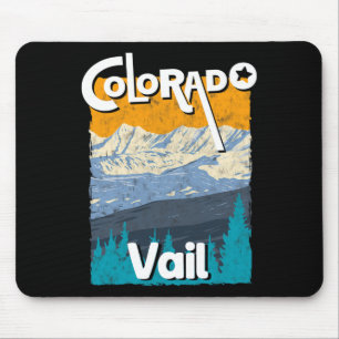 Vail Colorado Mountain State Rocky Mountains Tee S Mouse Pad