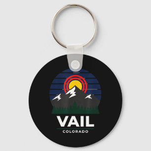 Vail Colorado Mountain Travel Souvenir Ski Town Key Ring