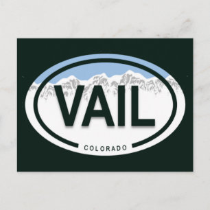 Vail Colorado Rocky Mountain Postcard