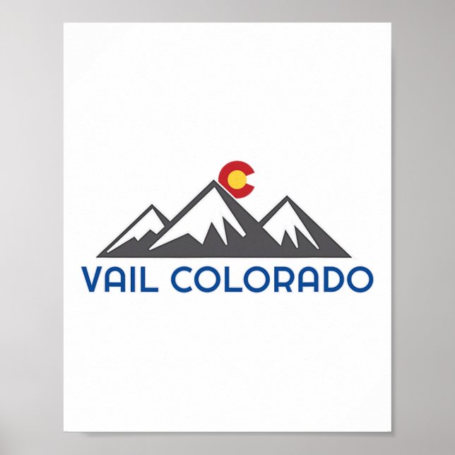 Vail, Colorado Rocky Mountain  Poster (Front)