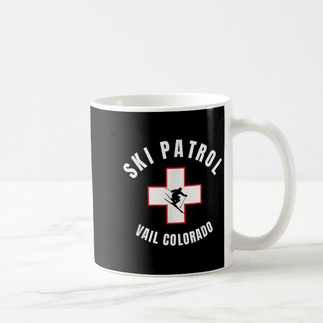 Vail Colorado Ski Patrol  Coffee Mug (Right)