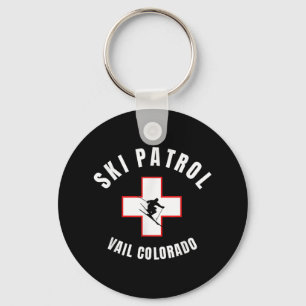 Vail Colorado Ski Patrol Key Ring