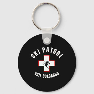 Vail Colorado Ski Patrol Key Ring