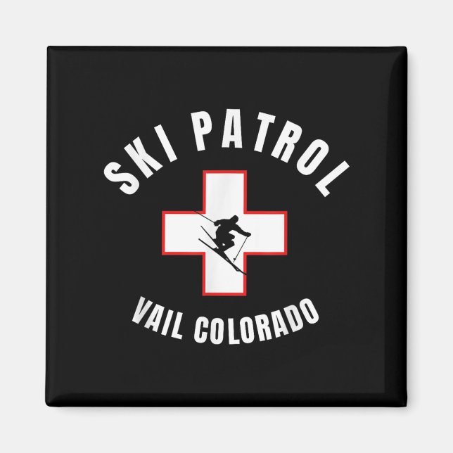 Vail Colorado Ski Patrol  Magnet (Front)