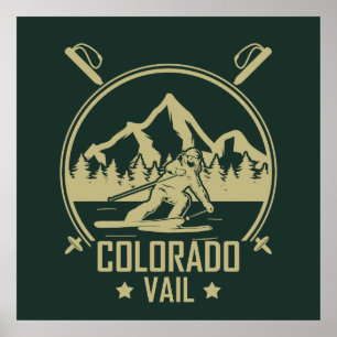 Vail Colorado Ski Poster
