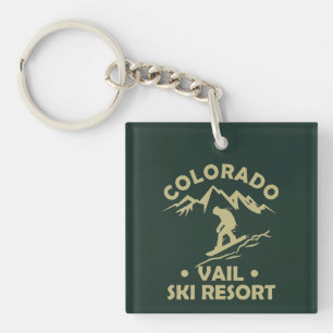 Vail Colorado ski resort Key Ring