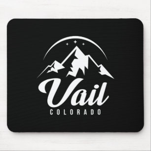 Vail Colorado Ski Resort Skiing Snowboarding Mouse Pad