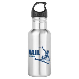 Vail Colorado Skier 532 Ml Water Bottle