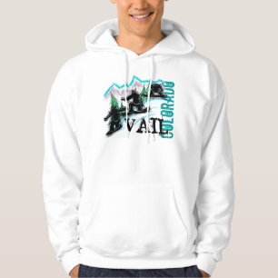 Vail Colorado snowboard hoodie