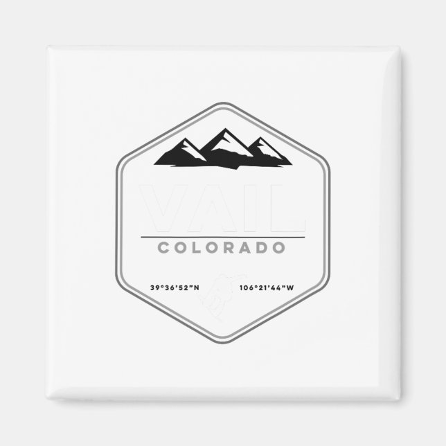 Vail Colorado Snowboard T  Magnet (Front)