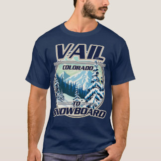 Vail Colorado Snowboarding T-Shirt