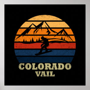 Vail Colorado vintage Poster