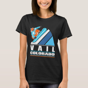 Vail Colorado - Vintage Snowboarder T-Shirt