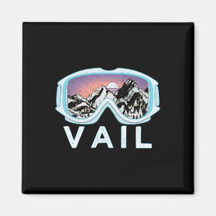 Vail Ski Snowboard Designvail Magnet