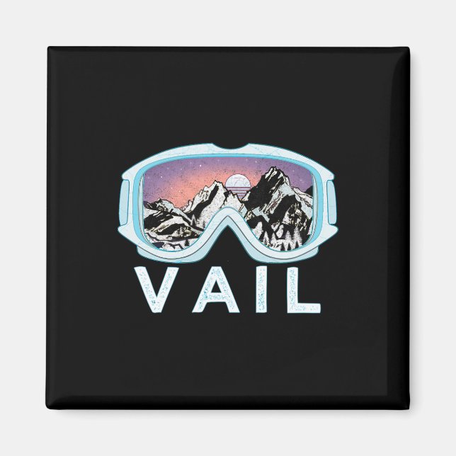 Vail Ski Snowboard Designvail  Magnet (Front)
