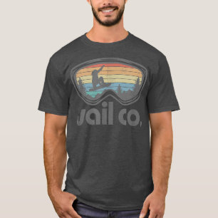 Vail Snowboarding Resort Retro Colorado Snowboard T-Shirt