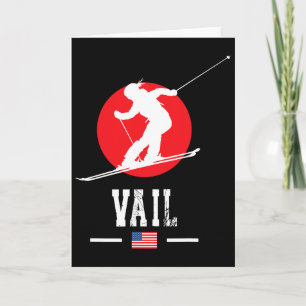 Vail Usa Ski Resort Rocky Mountains American Skiin Card