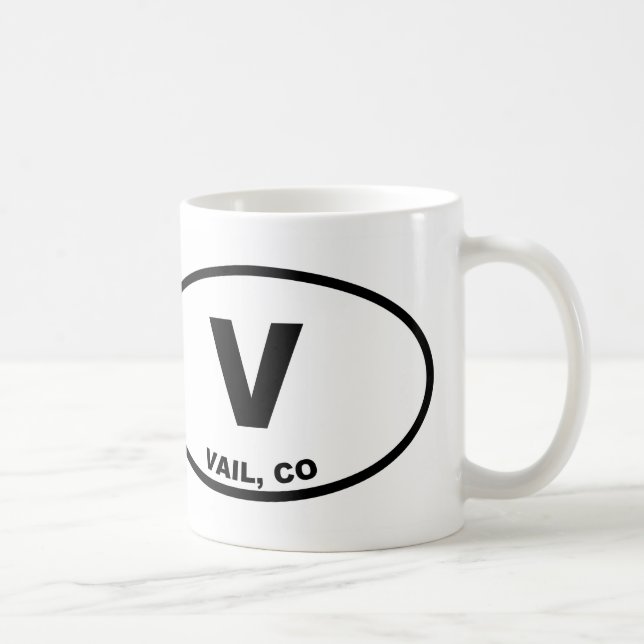 Vail V Coffee Mug (Right)