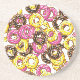 Vairied Doughnuts Coaster