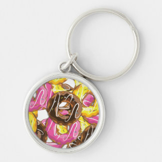 Vairied Doughnuts Key Ring