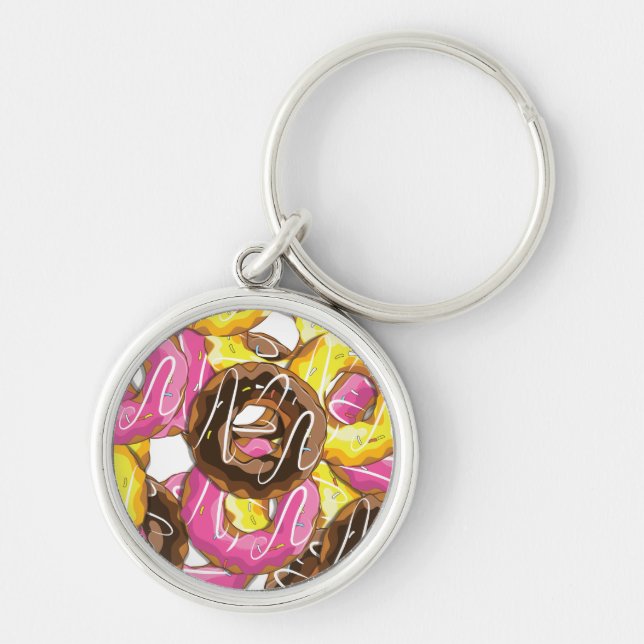 Vairied Doughnuts Key Ring (Front)