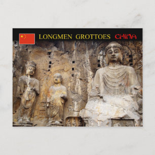 Vairocana Buddha, Longmen Grottoes, China Postcard